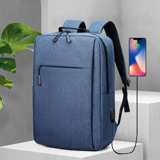 JSH Men's Travel Backpacks With Usb Laptop Backpack Business And Collage Backpacks Large-capacity